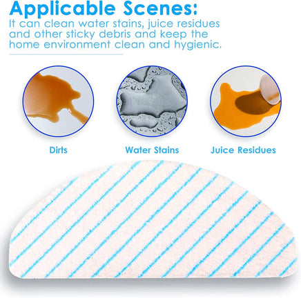 10 X Mopping pads for Ecovacs Deebot T9/T9+/N8 PRO/N8 PRO+/N8/N8+/NEO/T8/T8+/T8 AIVI/X1 PLUS/T10 PLUS Appliances Kings Warehouse 