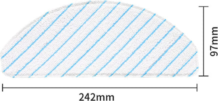 10 X Mopping pads for Ecovacs Deebot T9/T9+/N8 PRO/N8 PRO+/N8/N8+/NEO/T8/T8+/T8 AIVI/X1 PLUS/T10 PLUS Appliances Kings Warehouse 