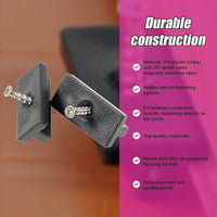 100 Composite Decking Hidden Fixing Fasteners Plastic T Clips & Screws Home & Garden Kings Warehouse 