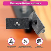 100 Composite Decking Hidden Fixing Fasteners Plastic T Clips & Screws Home & Garden Kings Warehouse 