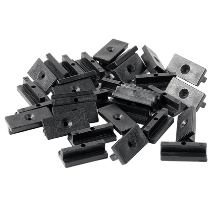 100 Composite Decking Hidden Fixing Fasteners Plastic T Clips & Screws Home & Garden Kings Warehouse 