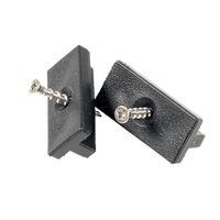 100 Composite Decking Hidden Fixing Fasteners Plastic T Clips & Screws Home & Garden KingsWarehouse 