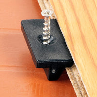 100 Composite Decking Hidden Fixing Fasteners Plastic T Clips & Screws Home & Garden KingsWarehouse 