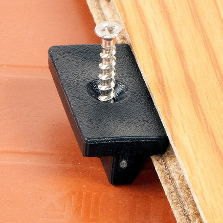 100 Composite Decking Hidden Fixing Fasteners Plastic T Clips & Screws Home & Garden KingsWarehouse 