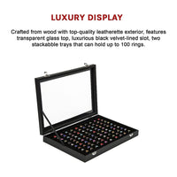 100 Earring Ring Holder Jewellery/Necklace Display Storage Gift Box Show Cases Home & Garden Kings Warehouse 