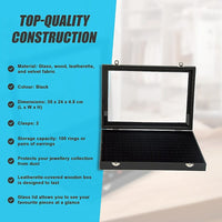 100 Earring Ring Holder Jewellery/Necklace Display Storage Gift Box Show Cases Home & Garden Kings Warehouse 