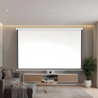 100" Electric Motorised Projector Screen TV +Remote Audio & Video Kings Warehouse 