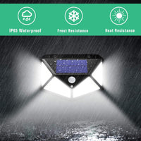 100 Waterproof LED Motion Sensor Solar Security Lights Outdoor (2pack) Kings Warehouse 