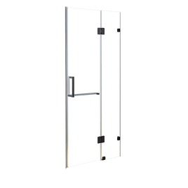 100 x 200cm Wall to Wall Frameless Shower Screen 10mm Glass By Della Francesca Kings Warehouse 