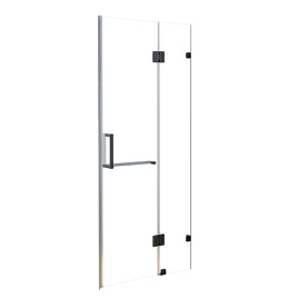 100 x 200cm Wall to Wall Frameless Shower Screen 10mm Glass By Della Francesca Kings Warehouse 
