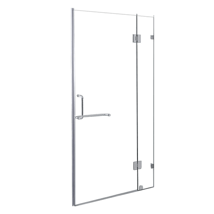 100 x 200cm Wall to Wall Frameless Shower Screen 10mm Glass By Della Francesca Kings Warehouse 