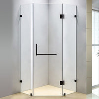 1000 x 1000mm Frameless 10mm Glass Shower Screen By Della Francesca Kings Warehouse 