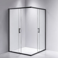 1000 x 1000mm Sliding Door Nano Safety Glass Shower Screen By Della Francesca Furniture Kings Warehouse 