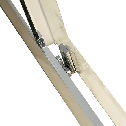 1000 x 1000mm Sliding Door Nano Safety Glass Shower Screen By Della Francesca Furniture Kings Warehouse 