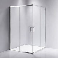 1000 x 1000mm Sliding Door Nano Safety Glass Shower Screen By Della Francesca Furniture Kings Warehouse 