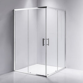 1000 x 1000mm Sliding Door Nano Safety Glass Shower Screen By Della Francesca Furniture Kings Warehouse 