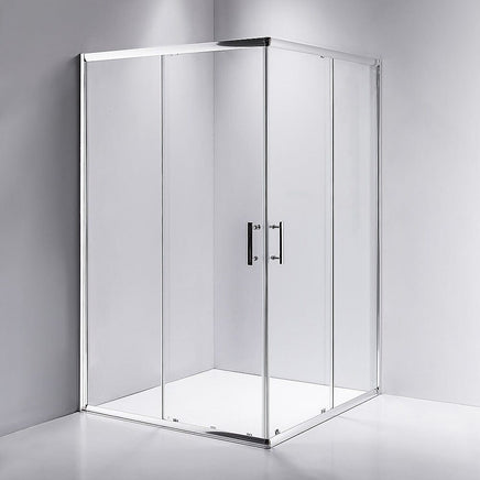 1000 x 1000mm Sliding Door Nano Safety Glass Shower Screen By Della Francesca Furniture Kings Warehouse 