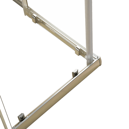 1000 x 1000mm Sliding Door Nano Safety Glass Shower Screen By Della Francesca Furniture Kings Warehouse 
