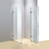 1000 x 800mm Frameless 10mm Glass Shower Screen By Della Francesca Kings Warehouse 