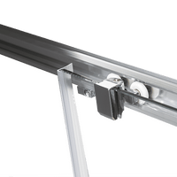 1000 x 800mm Sliding Door Nano Safety Glass Shower Screen By Della Francesca Furniture Kings Warehouse 
