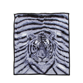 1000GSM White Tiger Luxury Quality 2 Ply Mink Blanket 200 x 240 cm Home & Garden Kings Warehouse 