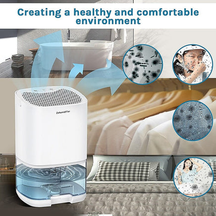 1000ML Mini Dehumidifier Portable Air Dryer Office Moisture Absorber Machine Appliances Kings Warehouse 