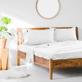 1000TC Cotton Rich SHEET SET - KING SINGLE Home & Garden Kings Warehouse 