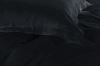 1000TC Tailored King Single Size Black Duvet Quilt Cover Set Home & Garden Kings Warehouse 