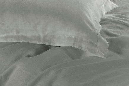 1000TC Tailored King Single Size Grey Duvet Quilt Cover Set Home & Garden Kings Warehouse 
