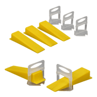 1000x Tile Leveling System Clips Levelling Spacer Tiling Tool Floor Wall 1.5 Kings Warehouse 
