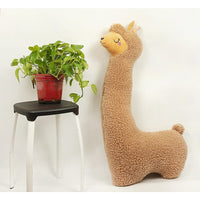 100cm Giant Alpaca Llama Stuffed Plush Kids Toy Soft Sleeping Pillow Large Gift Kings Warehouse 