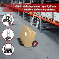 100kg Trolley Folding Hand Truck Sack Barrow Kings Warehouse 