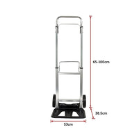 100kg Trolley Folding Hand Truck Sack Barrow Tools Kings Warehouse 