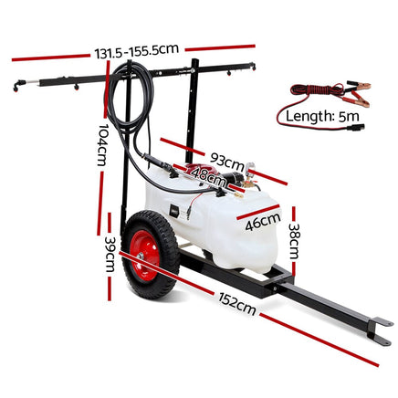 100L ATV Weed Sprayer Spot Spray Tank garden supplies Kings Warehouse 