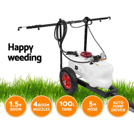 100L ATV Weed Sprayer Spot Spray Tank garden supplies Kings Warehouse 