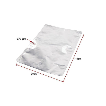 100x Food Vacuum Bags Pouch Foil Aluminum Storage Bags Heat Seal 30x40cm Home & Garden Kings Warehouse 
