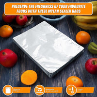 100x Food Vacuum Bags Pouch Foil Aluminum Storage Bags Heat Seal 30x40cm Home & Garden Kings Warehouse 