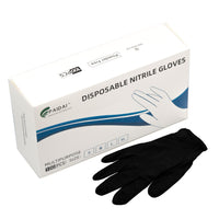 100x Nitrile Black Industrial Mechanic Tattoo Food Disposable Gloves Medium Kings Warehouse 