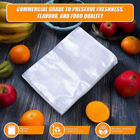 100x Vacuum Sealer Bags Food Storage Saver Heat Seal Cryovac 20cm x 30cm Home & Garden Kings Warehouse 
