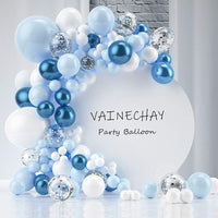 104PCS Blue Balloon Arch Kit Set Garland Birthday Wedding Baby Shower Party Decor Kings Warehouse 