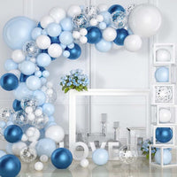 104PCS Blue Balloon Arch Kit Set Garland Birthday Wedding Baby Shower Party Decor Kings Warehouse 