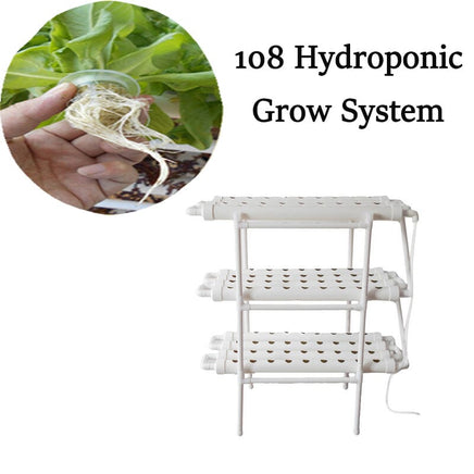 108 Plant Sites Hydroponic Grow Tool Kit Vegetable Garden Hydroponic Grow System Outdoor Kings Warehouse 