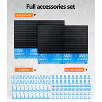 108 Storage Bin Rack Wall Mounted Tools Organiser Peg Wall Bench Garage Fun in the Sun Kings Warehouse 