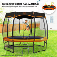 10ft Removable Twister Trampoline Roof Shade Cover Sports & Fitness Kings Warehouse 