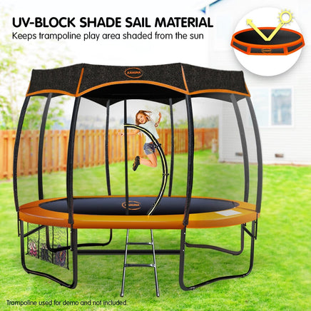 10ft Removable Twister Trampoline Roof Shade Cover Sports & Fitness Kings Warehouse 