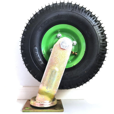 10Inch Swivel Castor Caster Pneumatic Tyres Tyre Wheels Trolley Cart Wheelbarrow Kings Warehouse 