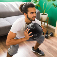 10kg Double-Handled Rubber Medicine Core Ball Sports & Fitness Kings Warehouse 