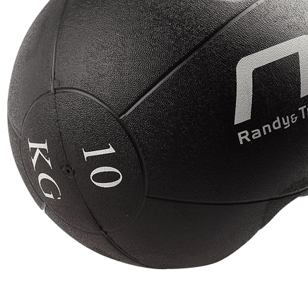 10kg Double-Handled Rubber Medicine Core Ball Sports & Fitness Kings Warehouse 