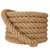 10m Sisal 40mm Rope Natural Twine Cord Thick Jute Hemp Manila Crafting Home Decor Kings Warehouse 