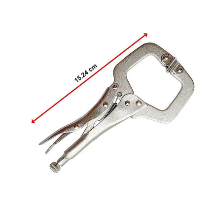 10pc Heavy Duty Steel C-Clamps 6" Mig Welding Locking Plier Vice Grip Tools Kings Warehouse 